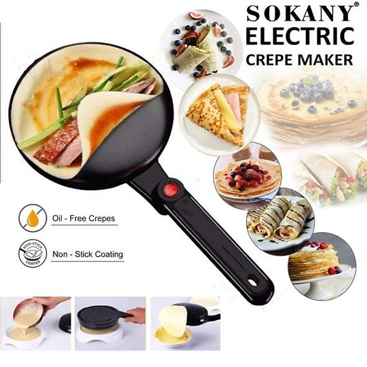 Máy làm bánh cuốn 900W gia nhiệt nhanh, chống quá nhiệt, quá tải