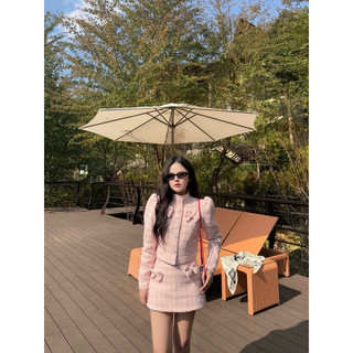 BY XIU ( CHÍNH CHỦ THIẾT KẾ ) - " Luna Tweed " SET ÁO DẠ KÈM CHÂN VÁY NƠ TAY BỒNG ( nick mới của By Xiu )