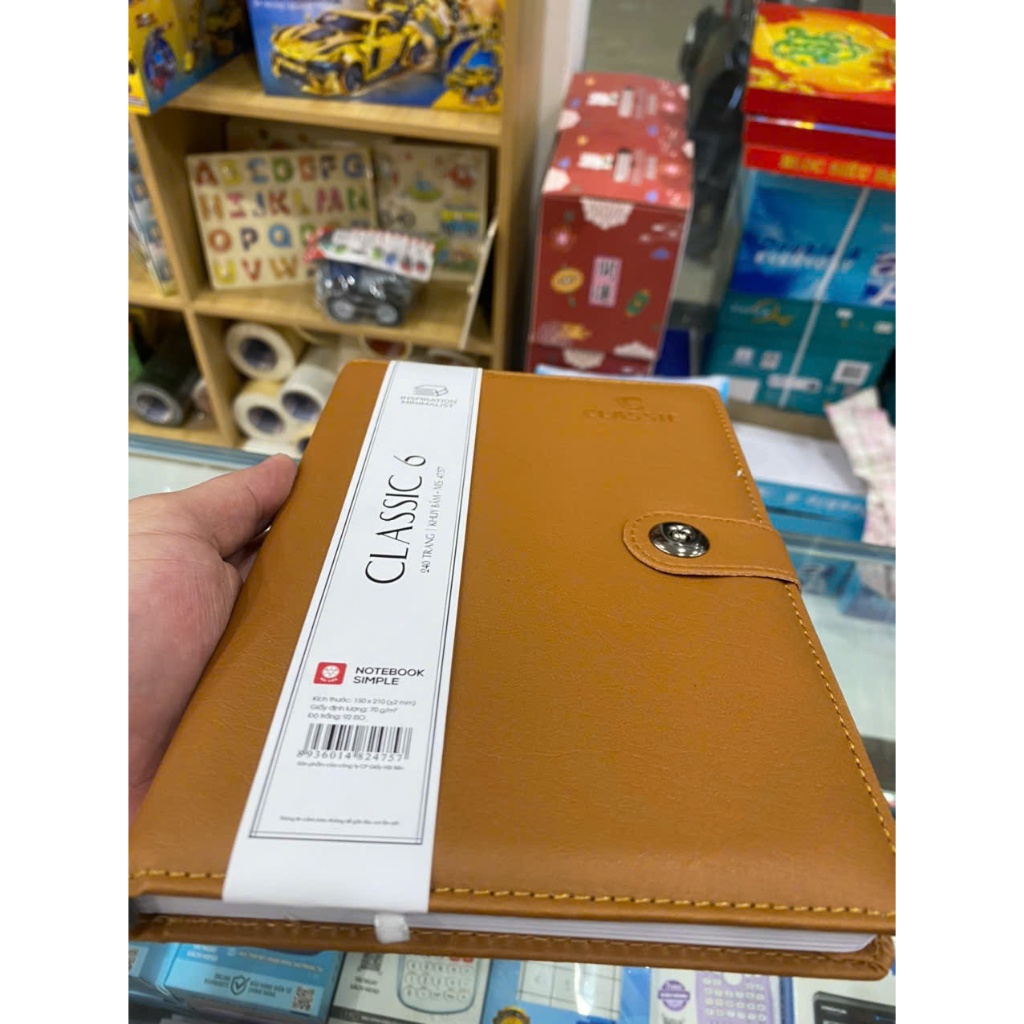 Sổ da khuy A5 cài Hải Tiến - 4757 240tr