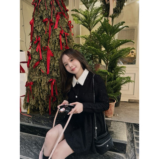 BY XIU ( CHÍNH CHỦ THIẾT KẾ ) - " Joile Dress " VÁY DẠ TWEED DÁNG XOÈ TIỂU THƯ LẤP LÁNH BLING ( nick mới của By Xiu )