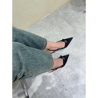 Gót Nhọn Bích Tag Nơ Hàng Nhập QC Fullbox Mieo Shoes G1456 G1457