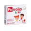 Sắt Ferrolip kids dành cho bé từ 3 dến 12 tuổi vị dâu hộp 20 gói