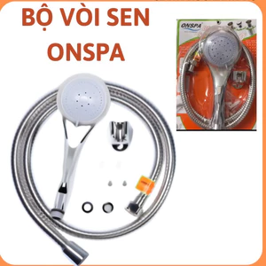 Bộ vòi sen massage ONSPA L1081 5 chế độ và dây sen inox 304,bộ tắm hoa sen ONSPA,vòi hoa sen tăng áp,vòi sen nhựa,bát se