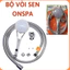 Bộ vòi sen massage ONSPA L1081 5 chế độ và dây sen inox 304,bộ tắm hoa sen ONSPA,vòi hoa sen tăng áp,vòi sen nhựa,bát se