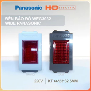 Đèn báo màu đỏ Pana sonic WEG3032 220V,đèn báo đỏ Wide Panasonic,hạt báo Panasonic,hạt đèn báo Panasonic,công tắc đèn bá