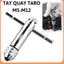 Tay quay taro tự động 2 chiều M5-M12,cờ lê chữ T,tay quay taro ren hai chiều,tay cầm T,bộ taro tạo ren tay,tay taro tự