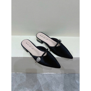 Dép Sục Cao Vuông Dây Tag Đá Miao Hàng Nhập QC Fullbox Mieo Shoes D3099 D3100 D3101