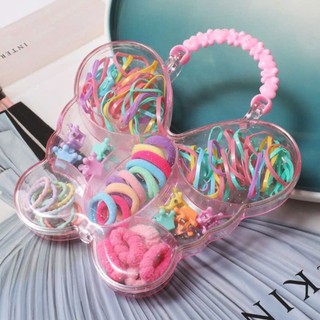 Phụ Kiện Tóc Công Chúa Dễ Thương Phong Cách Mới, Bộ Hộp qùa Tặng Phụ Kiện Tóc Cầm Tay Thích Hợp Cho trẻ em. HKhoa shop