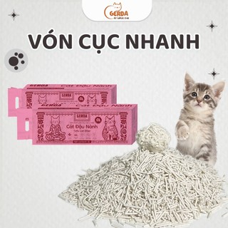 Combo 3 túi đậu lành hương hoa hồng 6L cho mèo . siêu vón cục -không bết đáy . khử mùi tốt