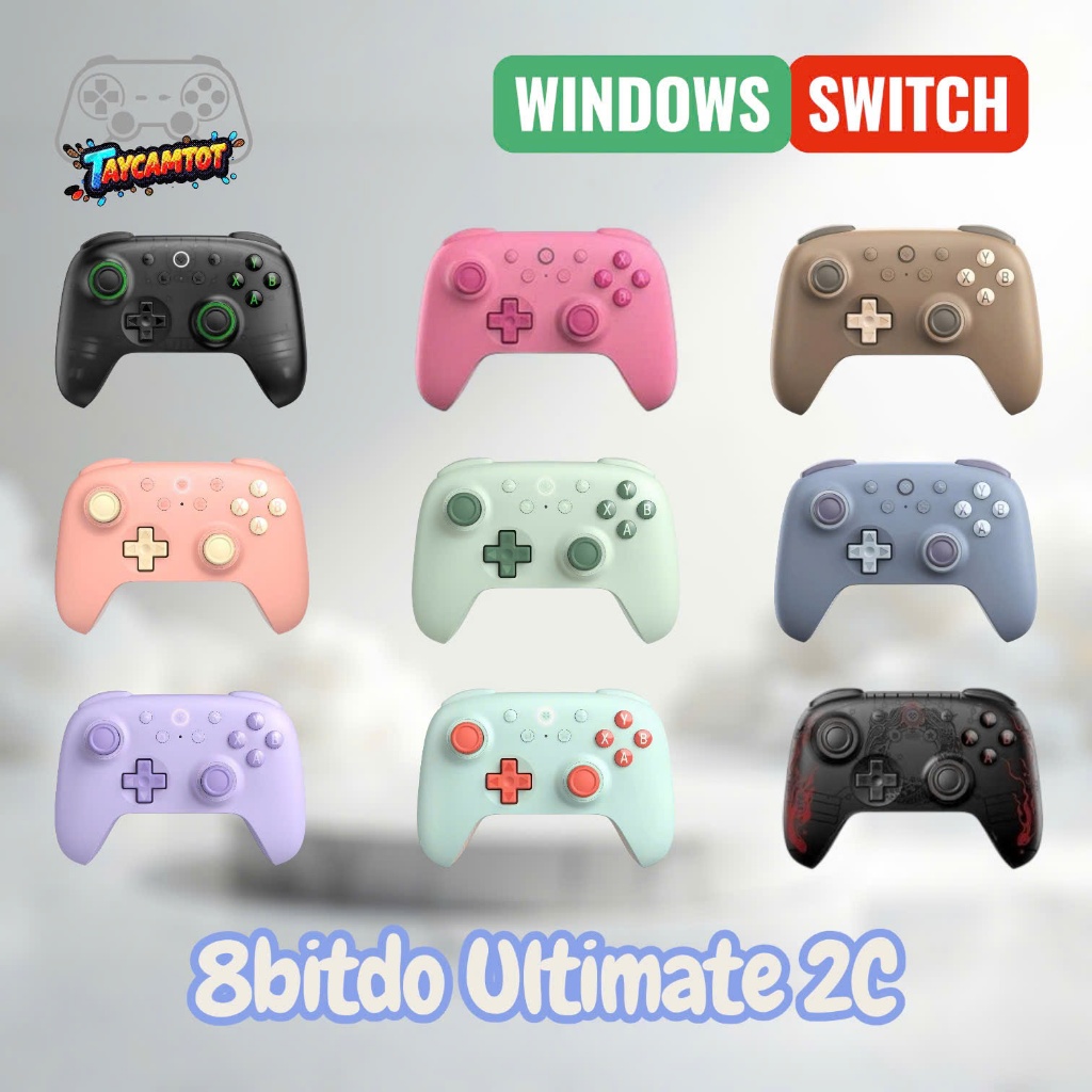 8bitdo Ultimate 2C đầy đủ các màu sắc - Tay cầm chơi game không dây cho ...