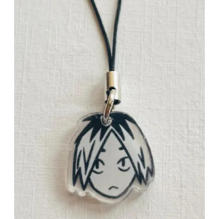 Mặt Treo Điện Thoại Haikyuu Hình Phác Thảo Người Que Đen Trắng, Móc Khóa/Mặt Treo Túi, Anime Bóng Chuyền