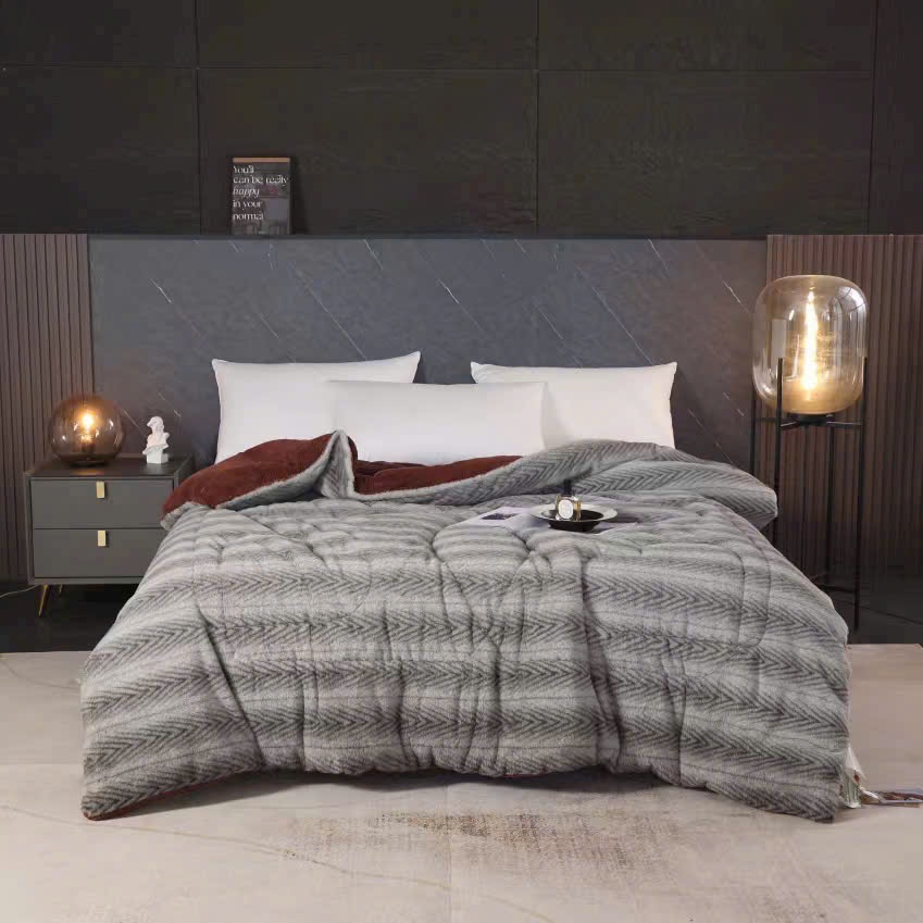 Chăn Lông Cáo Mềm Mại Siêu Ấm Nặng 4,2kg Kích Thước 2mx2m2 An Như Bedding