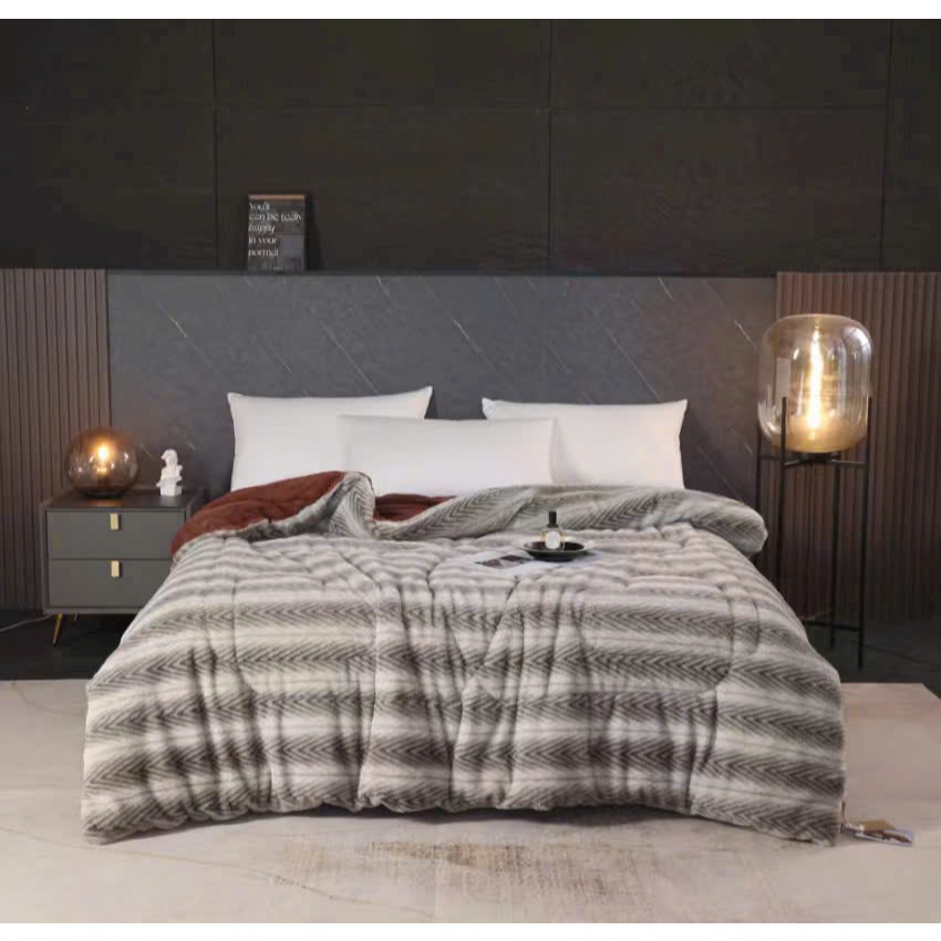Chăn Lông Cáo Mềm Mại Siêu Ấm Nặng 4,2kg Kích Thước 2mx2m2 An Như Bedding