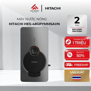 Máy Nước Nóng Trực Tiếp Có Bơm Hitachi HES-48GPYMM - Công suất 4800W - Sản xuất tại Thái Lan - Bảo hành 24 tháng