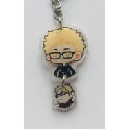 Bộ 2 Chiếc Móc Khóa Haikyuu Anime Bóng Chuyền Có Thể Kết Hợp hoặc Phối Hợp (Mix or Match), Mặt Treo Túi/Mặt Dây Chuyền
