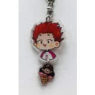 Bộ 2 Chiếc Móc Khóa Haikyuu Anime Bóng Chuyền Có Thể Kết Hợp hoặc Phối Hợp (Mix or Match), Mặt Treo Túi/Mặt Dây Chuyền