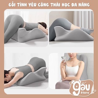 Gối Thư Giãn Công Thái Học Đa Năng, Gối Tựa Lưng, Chống Mỏi, Hỗ Trợ Tư Thế Tình Yêu Nằm Sắp, Nằm Ngửa, Ghế Tình Yêu