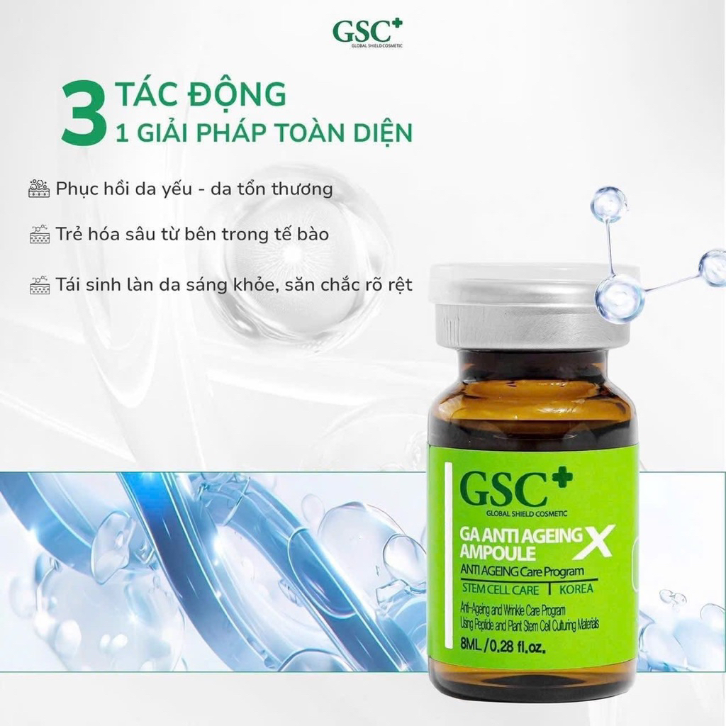 GSC GA Anti-Aging Ampoule X Tế bào gốc chống lão hóa