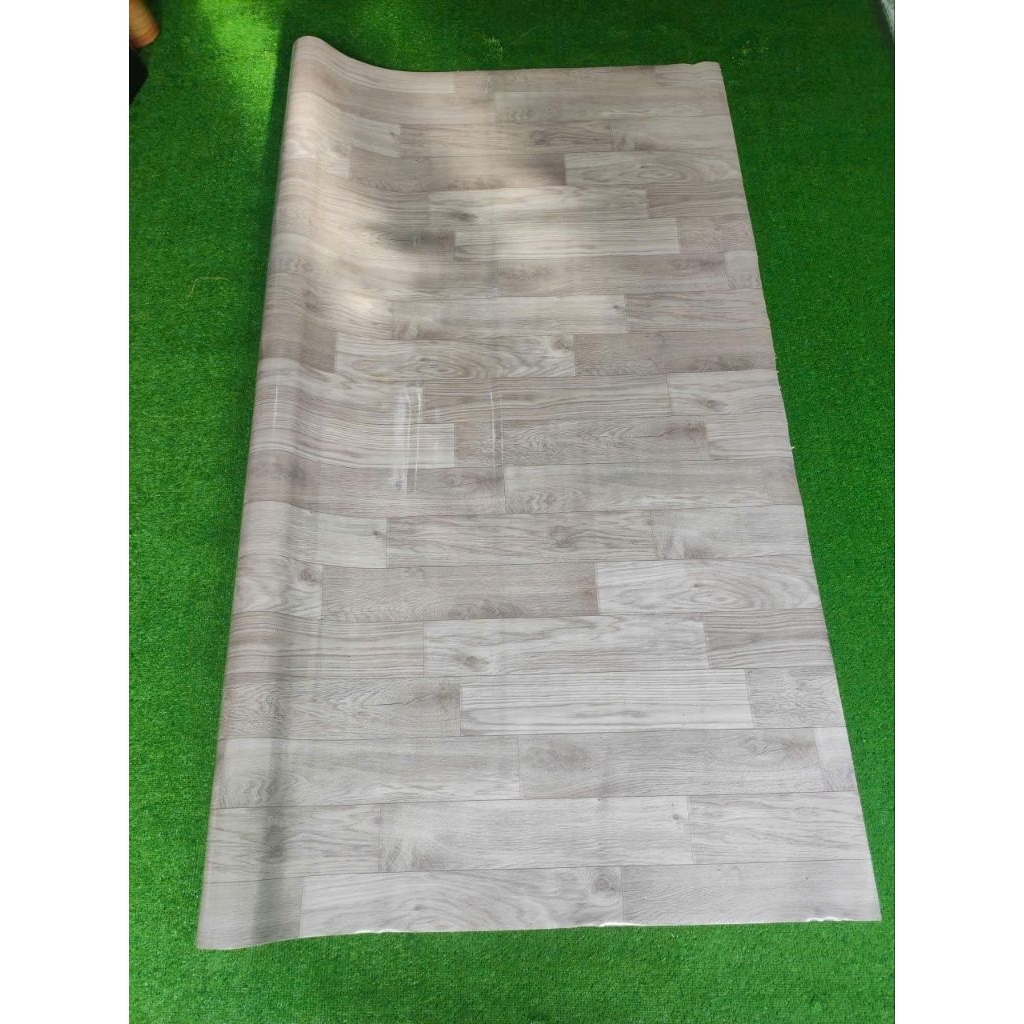 Combo 2m x 6.5m, Thảm simili vân gỗ dày 1.6mm trải  sàn, chống thấm nước dễ vệ sinh và lau chùi