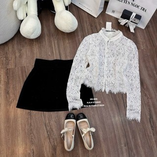 Áo ren cao cấp siêu dễ mix dành cho chị em mặc đi chơi phối đồ sang chảnh tiểu thư nhẹ nhàng xinh xắn - Baotrang.clothes