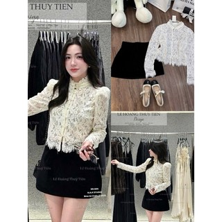 Áo ren cao cấp siêu dễ mix dành cho chị em mặc đi chơi phối đồ sang chảnh tiểu thư nhẹ nhàng xinh xắn - Baotrang.clothes