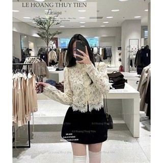 Áo ren cao cấp siêu dễ mix dành cho chị em mặc đi chơi phối đồ sang chảnh tiểu thư nhẹ nhàng xinh xắn - Baotrang.clothes