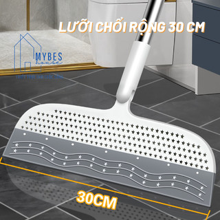 Chổi quét, gạt nước sàn nhà đa năng, bàn gạt vệ sinh kính dài từ 1m đến 1m35 cán thép inox chống gỉ, lưỡi chổi silicon