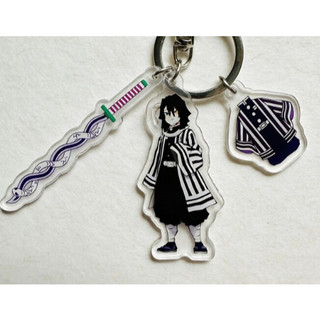Móc Khóa Acrylic Demon Slayer | Mề Đay (Charm) Nhân Vật & Thanh Kiếm Nichirin Kimetsu No Yaiba Nhiều Mẫu Thiết Kế