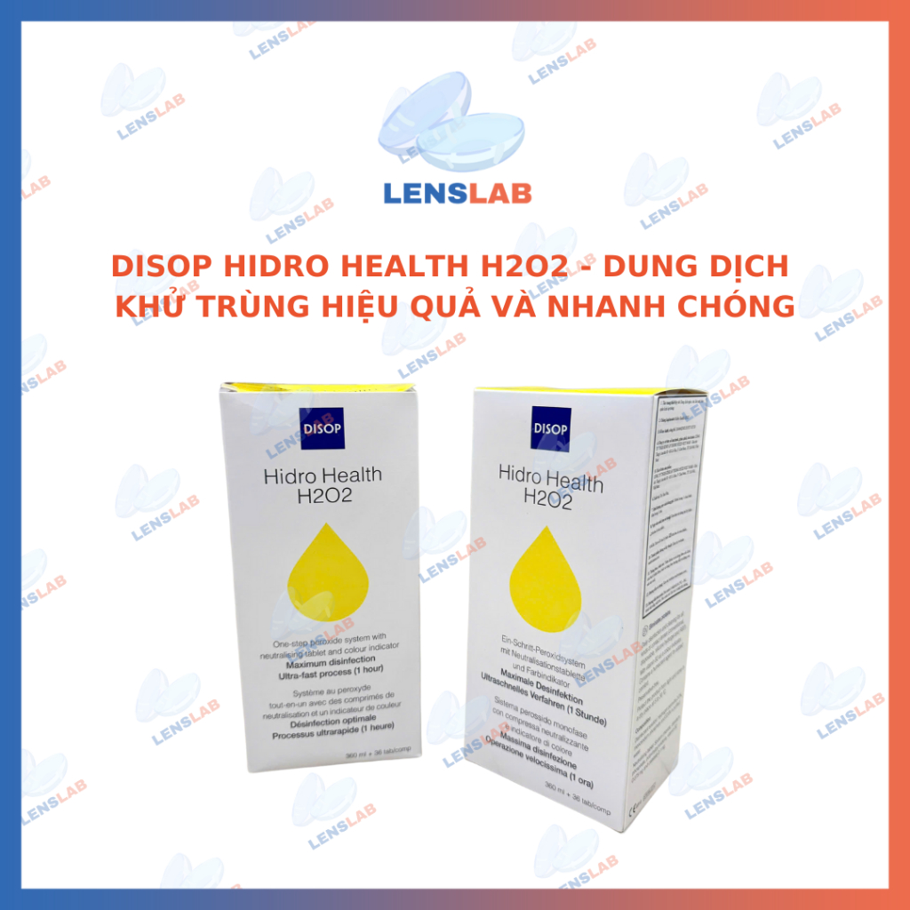 DISOP Hidro Health H2O2 - Dung dịch khử trùng hệ thống hydrogen peroxide hiệu quả và nhanh chóng