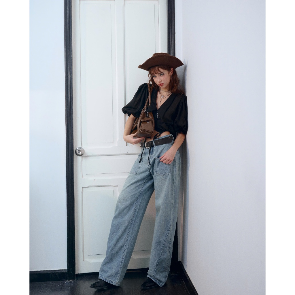 Echo Jeans  - Remmus | Quần jean form đứng ống suông hack chiều cao