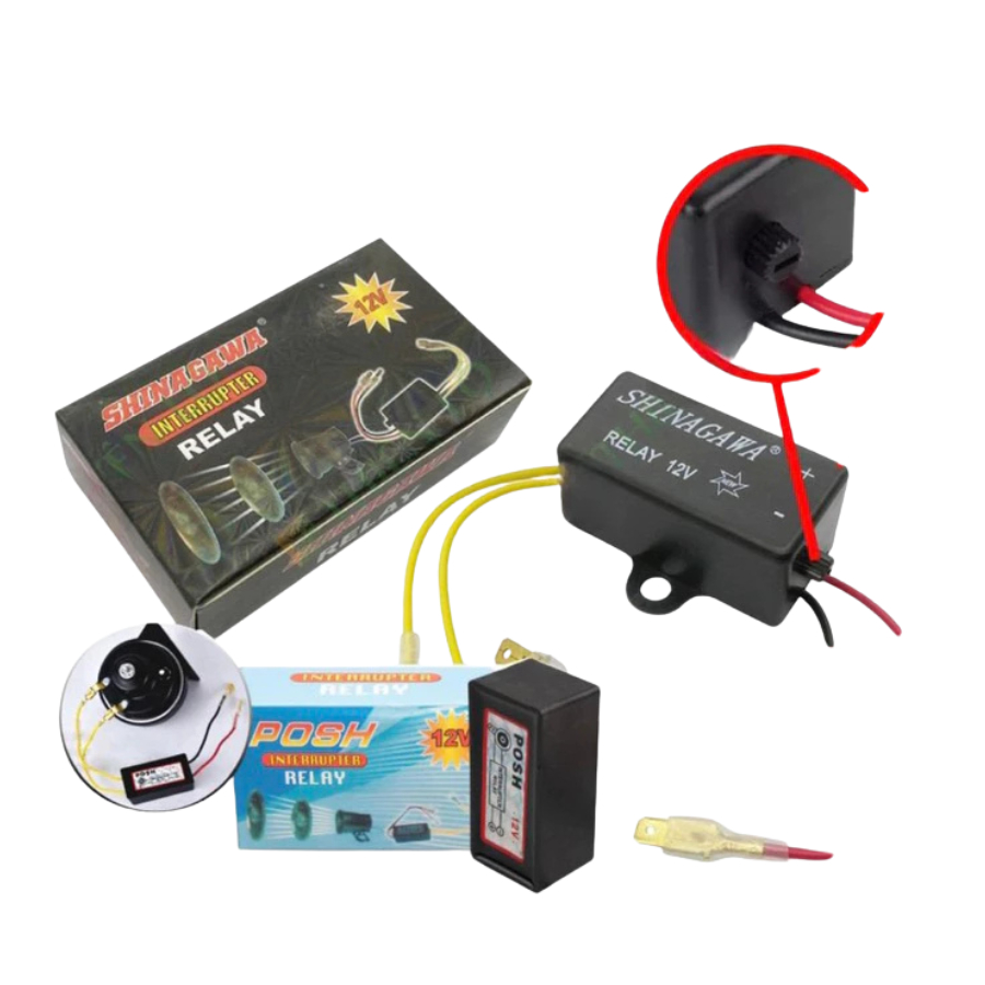 Nhại Còi 12V Xe Máy – Âm Thanh To Rõ – Dễ Lắp – Bền Bỉ