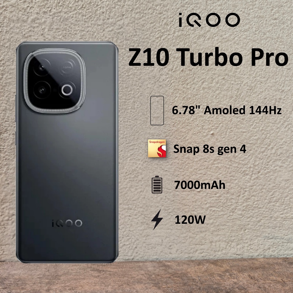 Điện Thoại iQOO Z10 Turbo Pro 12GB/256GB Mới Fullbox | Shopee Việt Nam
