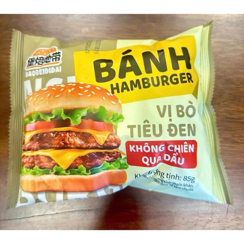 {Chính hãng} (GIÁ SỈ )combo 3 bánh mì hamburger vị gà,vị bò, vị heo cay ăn vặt ngon tuyệt vời