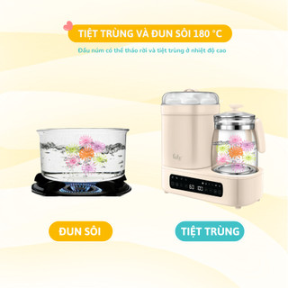 Cọ Rửa Bình Sữa Coniu, Tay Cầm Xoay 360 Độ, Chất Liệu Silicone Cao Cấp