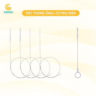 Bộ Vệ Sinh Phụ Kiện Máy Hút Sữa Coniu Tiện Lợi, Ống Thông Dây Hút Sữa, Cọ Bình Sữa Và Phụ Kiện Máy Hút Sữa