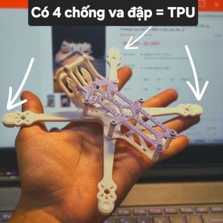 ⚙️ Khung máy bay freestyle 3.5in PETG – Siêu nhẹ, siêu bền 💪 Freestyle Nhận in theo yêu cầu 🚀