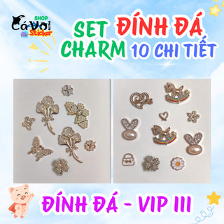 SET CHARM GẮN DÉP:  SÉT CHARM ĐÍNH ĐÁ 10 CHI TIẾT VIP 3
