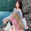 KHĂN CHOÀNG THỔ CẨM LEN DỆT KIM,Khăn choàng dân tộc bohemian dùng đi du lịch, dày dặn, ấm áp, thời trang và đẹp mắt