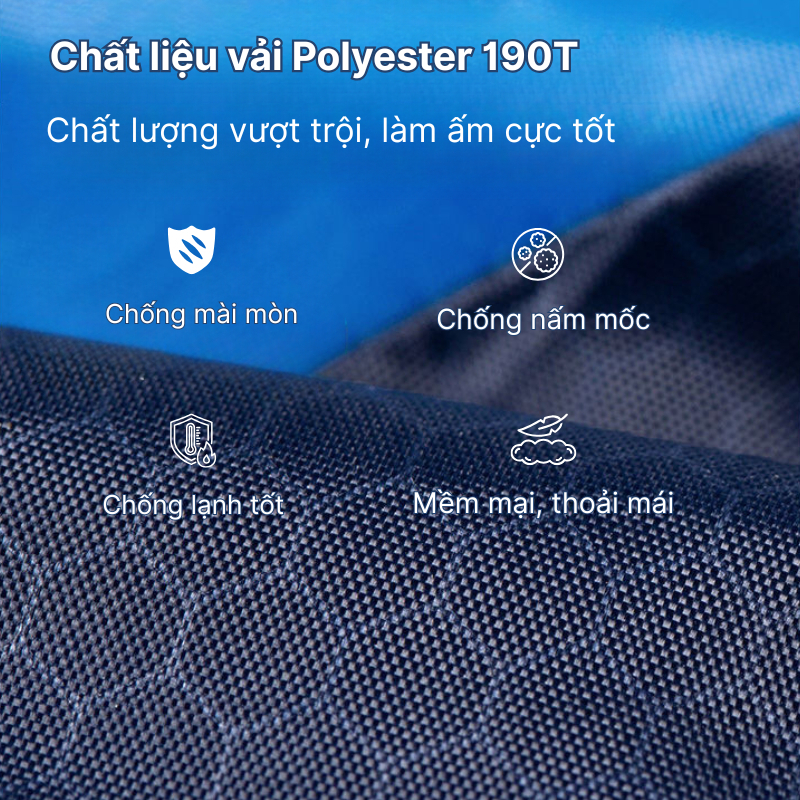 Túi ngủ gấp gọn KAW Loại dày, Túi ngủ văn phòng ấm áp, nhẹ nhàng, dễ dàng mang đi làm, đi du lịch 072