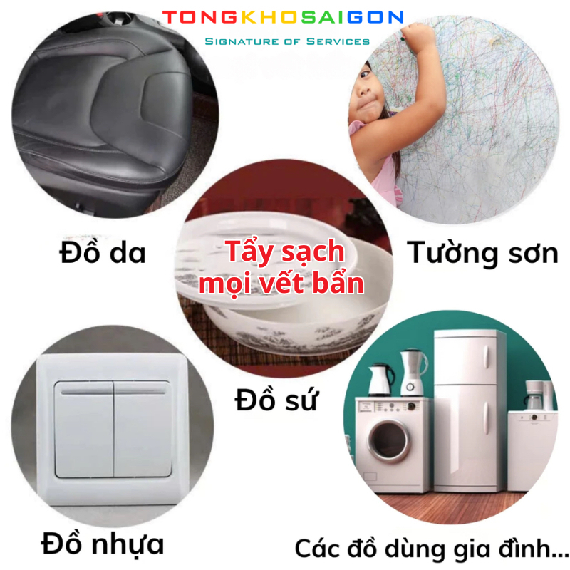 COMBO 10 Mút Melamine Ma Thuật Tẩy Rửa Làm Sạch Nhà Bếp, Phòng Tắm, Vệ Sinh Nhà Cửa 484