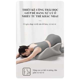 Gối Thư Giãn Công Thái Học Đa Năng, Gối Tựa Lưng, Chống Mỏi, Hỗ Trợ Tư Thế Tình Yêu Nằm Sắp, Nằm Ngửa, Ghế Tình Yêu