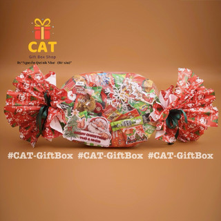 Kẹo khổng lồ Giáng sinh, gói bánh kẹo quà tặng Noel, kẹo Giáng sinh