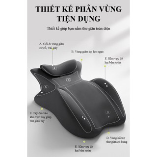 Gối Thư Giãn Công Thái Học Đa Năng, Gối Tựa Lưng, Chống Mỏi, Hỗ Trợ Tư Thế Tình Yêu Nằm Sắp, Nằm Ngửa, Ghế Tình Yêu