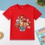 Áo Thun PAW PATROL Size Trẻ Em Và Người Lớn, Vải Poly Thái Mặc Mát Dầy Dặn, Size Từ 7 - 95kg, 2026