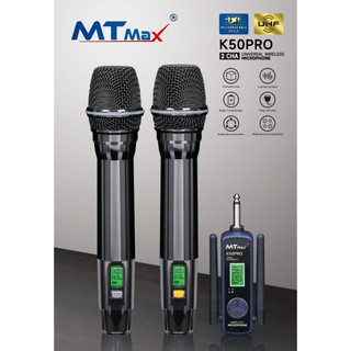 Micro Không Dây MTMAX K50PRO Bắt Sóng Xa, Chống Nhiễu Chuyên Nghiệp, Lọc Âm, Chống Hú Rít Cực Tốt, Thiết Kế Ấn Tượng