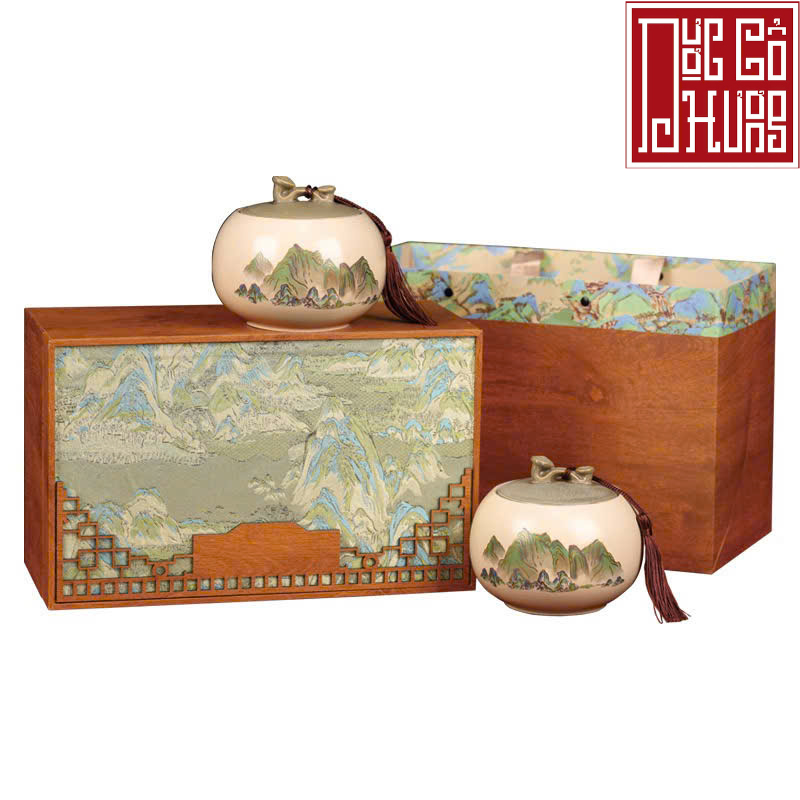 Set trà shan tuyết cổ thụ 300 tuổi hảo hạng ,set quà biếu tết 2026 ,bộ quà tặng lãnh đạo đối tác cao cấp