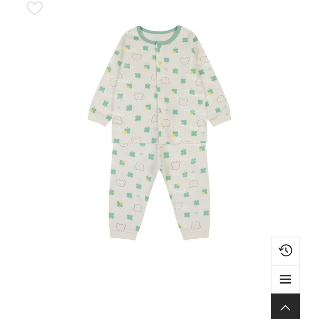 VNXK set gấu xanh agabang cho bé trai và gái chất cotton cúc trắng agabang [80-120]