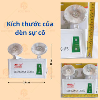 [Có kiểm định] Đèn chiếu sáng sự cố thoát hiểm hiểm, đèn mắt ếch dùng trong PCCC-Mất điện tự sáng