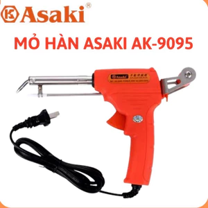 Mỏ hàn tự động đẩy thiếc Asaki AK-9095,mỏ hàn nhiệt 60w,mỏ hàn điện tử dạng súng,mỏ hàn chì,mỏ hàn thiếc,súng hàn chì