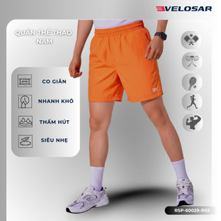 Quần Short Thể Thao Nam VELOSAR Siêu Nhẹ Thoáng Khí Phù Hợp Tennis Chạy bộ Pickleball, Gym RSP-60029